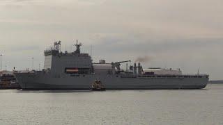 RFA MOUNTS BAY L3008 ROYAL FLEET AUXILLARY NAVAL SHIP SOUTHAMPTON 280722