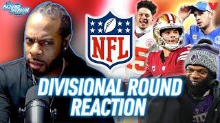 Reaction to 49ers COMEBACK vs. Packers Chiefs escape Bills Lions advance  Richard Sherman NFL