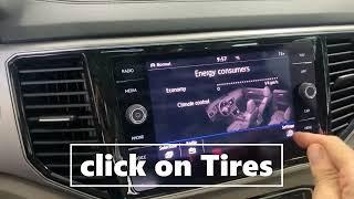 Volkswagen Atlas Tire Pressure Warning Light Reset Procedure - How to Reset TPMS Light