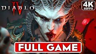 DIABLO 4 Gameplay Walkthrough Part 1 FULL GAME 4K 60FPS PC ULTRA - No Commentary