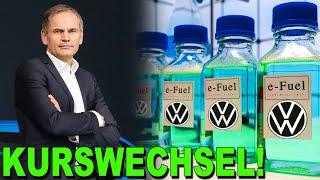 KURSWECHSEL bei VW  Mit E-Fuel will Volkswagen Verbrennungsmotoren Zukunft geben Otto Diesel Motor