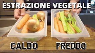 Brodo Vegetale Estrazione a Caldo o a Freddo? ESPERIMENTO