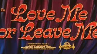 Love Me Or Leave Me 1955 Movie Title