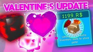 VALENTINES UPDATE SECRET CODE + PET  ROBLOX Bubble Gum Simulator Update 15 Review