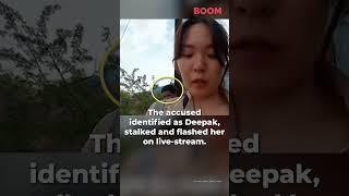 Korean Woman Harassed In Jodhpur While Live-Streaming  #shorts  Korean Female Youtuber  BOOM
