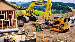 The Most Amazing RC Construction Site  Realism Is Key  Huina 580 Hydraulic