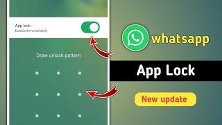 Whatsapp App Lock New Update 2024