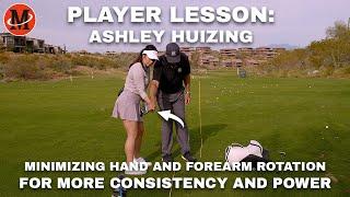 Player Lesson With Ashley Huizing Minimizing HandForearm Rotation for More Consistency and Power