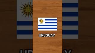 Bendera negara uruguay video lengkap #shorts