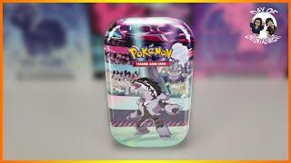 Pokemon TCG Galar Power Mini Tin Obstagoon And Galarian Weezing Opening