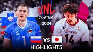 JAPAN vs SLOVENIA  Semi Finals Highlights  Mens VNL 2024