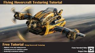 Free Tutorial Flying Hovercraft Texturing