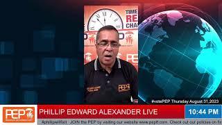 PHILLIP EDWARD ALEXANDER LIVE - TALKING WITH FRED CORBIN