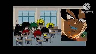 mha react to black as a new super villainau