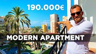 Buy a property in Torrevieja  Apartment in Spain with sea views with garage and with a pool