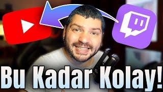 Montaj Programı Olmadan TWITCH Kesitlerini Youtube Kanalında Paylaş