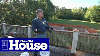How to Clean and Restain a Deck  This Old House