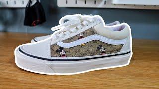 GUCCI x DISNEY Old Skool Vans Custom +Giveaway results