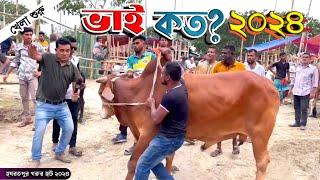 কোরবানির গরু কে কত দামে কিনছে? ভাই কত? হযরতপুর হাট ২০২৪