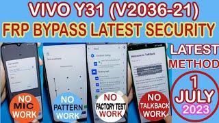 Vivo y31 frp bypass  Vivo v2036-21 frp bypass android 13  vivo y31 frp bypass talkback not working