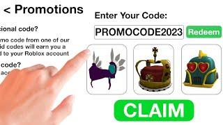 2023 *6 NEW* ROBLOX PROMO CODES All Free ROBUX Items in FEBRUARY + EVENT  All Free Items on Roblox