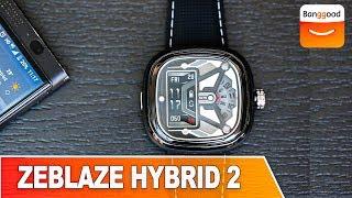 Zeblaze HYBRID 2 Smart Watch Latest Review Dual-modeBuy at Banggood