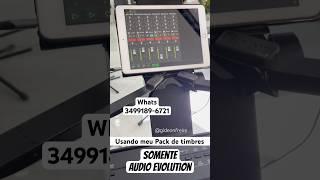 Usando Audio Evolution - Piano Pads e mais.