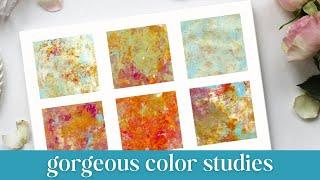 How I’m doing color studies in 2024  Mixed Media Art Tutorial