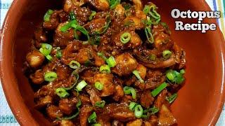 How to cook octopus recipe  A delicious octopus recipe  Octopus masala recipe.