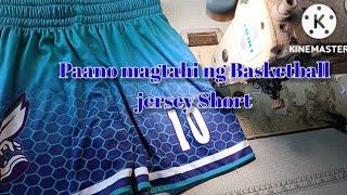 Sewing  sublimated Basketball jersey Short the whole process