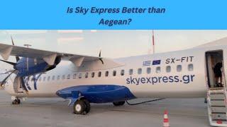 A True Alternative to Aegean in Greece?? - Review of Sky Express Economy Class