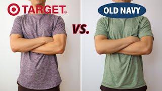 Which $18 Activewear Shirt Is Better? Target All in Motion vs Old Navy