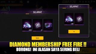 BELI DIAMOND MEMBERSHIP BULANAN & MINGGUAN BUAT BORONG SEMUA ITEM FF EVENT FREE FIRE