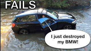 BMW’s Destroyed by their foolhardy drivers