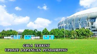 MULAI MENGHIJAU RUMPUT LAPANG PENDAMPING STADION GBLA   UPDATE TERKINI GBLA