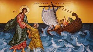 Homily on Christ Walking on the Water - Fr. Peter Heers