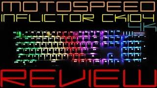 MOTOSPEED Inflictor CK104 Gaming RGB Mechanical Keyboard Unboxing Review 4K  IndiaUnboxing