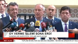 Muharrem İnce YSKnın önünde açıklama yaptı