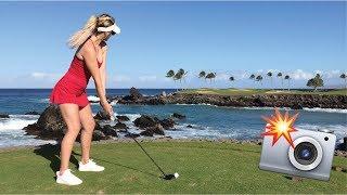 The Most Photographed Golf Hole in the World  Playing Mauna Lani South Course in Hawaii