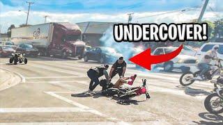 Dirt BIke Rider Gets Tackled By Undercover GVO Day 1  Braap Vlogs