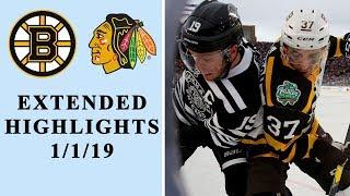 Boston Bruins v. Chicago Blackhawks  EXTENDED HIGHLIGHTS  1119  NBC Sports