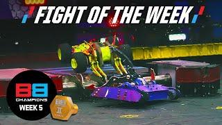 Two Super Fast Bots Smash Each Other To Bits  HyperShock Vs Claw Viper  BattleBots