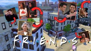 I Built Everyones Apartment from F.R.I.E.N.D.S  2021 UPDATE  The Sims 4  No CC