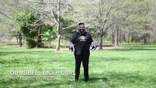 Dumbbell Bicep Curl Nik Reese Fitness