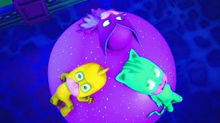 The Splat Monster  COMPILATION  PJ Masks Funny Colors  Cartoons for Kids