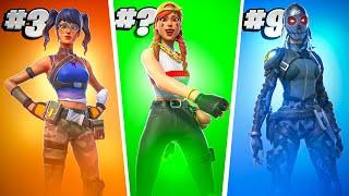 Top 25 Most Used Fortnite Skins Ever