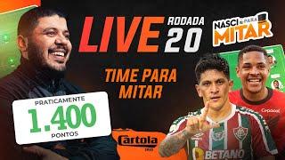 LIVE DICAS RODADA 20 - CARTOLA FC 2023 - RODADA 20