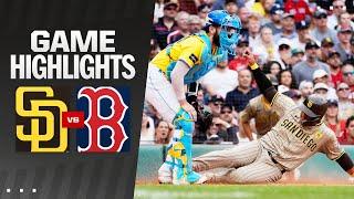 Padres vs. Red Sox Game Highlights 62924  MLB Highlights
