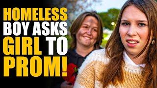 Homeless Kid Asks Popular Girl to Prom What Happens Next is Shocking...  SAMEER BHAVNANI