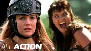 Xena and Gabrielle Fight The Romans  Xena Warrior Princess  All Action